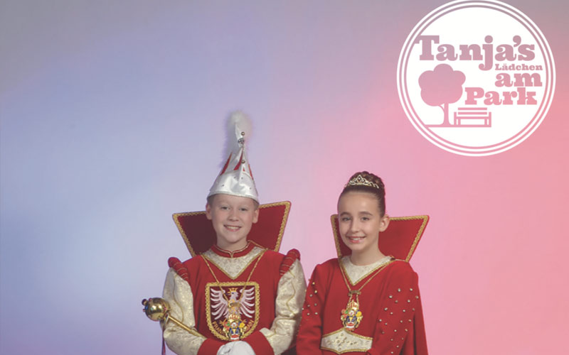 Die Frankfurter Fastnacht liegt uns bei Tanja’s Lädchen schon seit Generationen im Blut. Darum freut es uns besonders, dass wir in unserem Gründungsjahr 2022 Sponsor des Frankfurter Kinderprinzenpaares Mark I und Laura II werden dürfen.